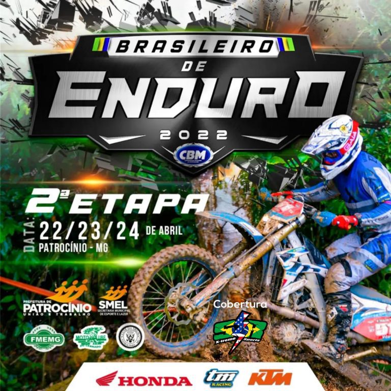 2ª etapa do Brasileiro de Enduro 2022, acontece nesse fim de semana em Patrocínio-MG