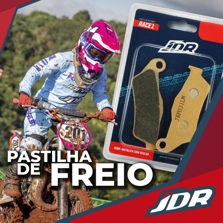 Conheça a pastilha de freio JDR, que atende desde os pilotos amadores aos profissionais.