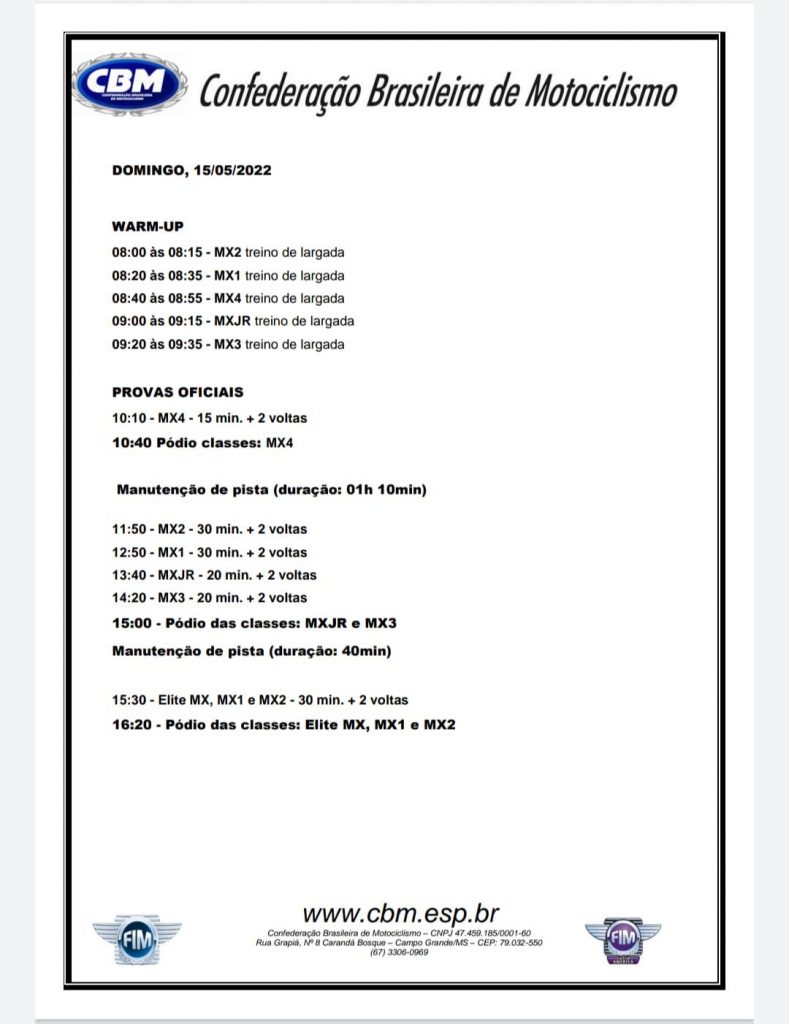 Tudo o que voc&ecirc; precisa saber sobre a etapa de abertura do BRMX 2022 | Fagundes Varela/RS
