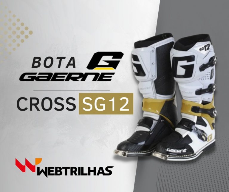 Web Trilhas apresenta Bota Gaerne SG 12 como destaque da semana.