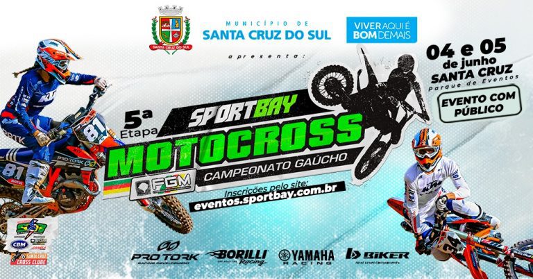 5ª etapa do Gaúcho de Motocross acontece nos dias 4 e 5 de junho, com cobertura Show Radical