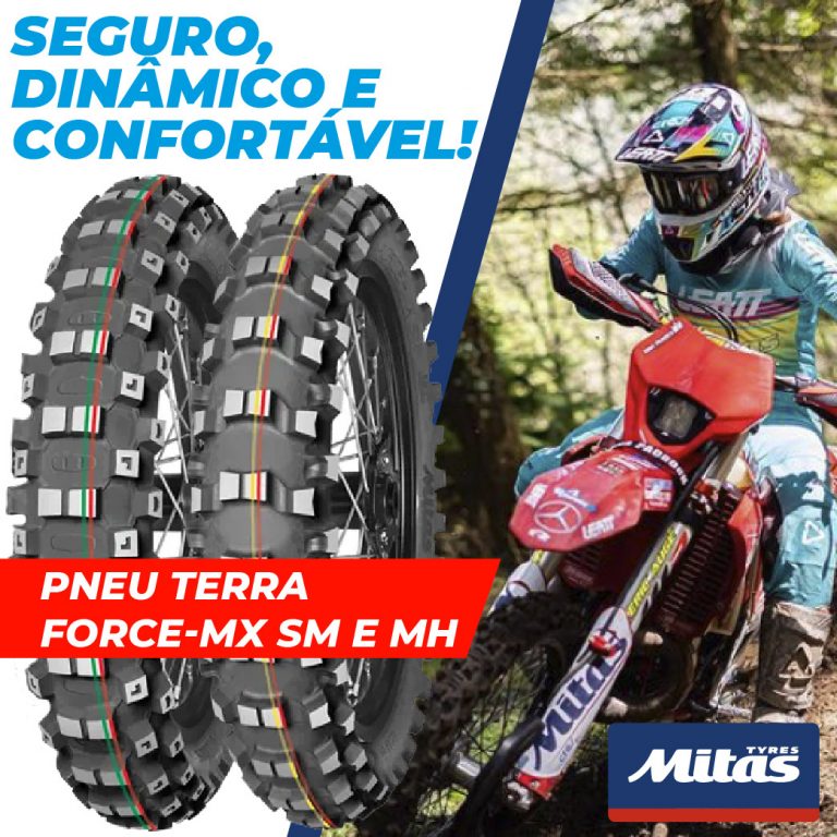 Chegou ao Brasil, através da Jarva Imports, o Pneu Mitas Terra Force-MX SM e MH.