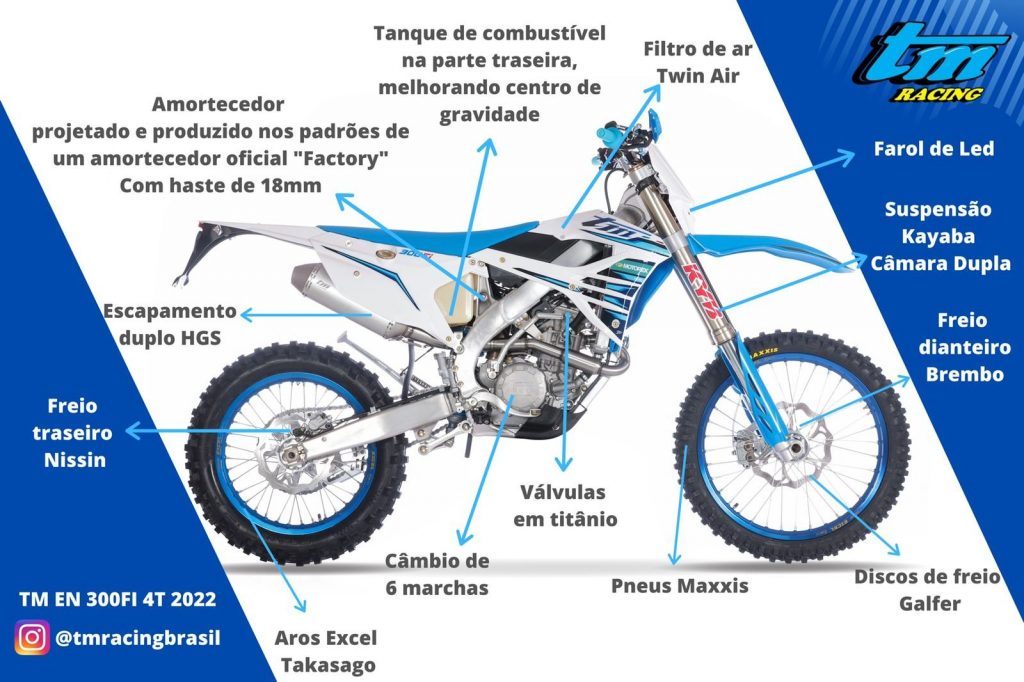 TM Racing Brasil apresenta modelos 2022 a pronta entrega