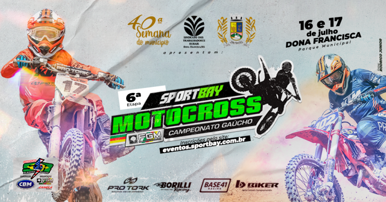 Vem aí a 6ª etapa do Gaúcho MX em Dona Francisca RS, com a cobertura completa Show Radical