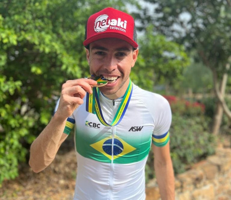 Guilherme Müller e Raiza Goulão são campeões brasileiros de Mountain Bike XCM na Bahia
