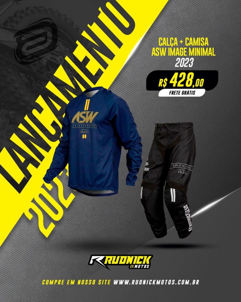 Rudnick Motos apresenta o lançamento dos conjuntos ASW Racing 2023, garanta já o seu!