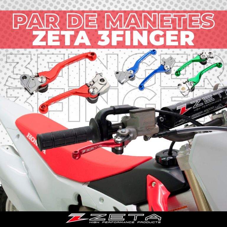 Manetes com maior resistência e durabilidade, é Zeta!