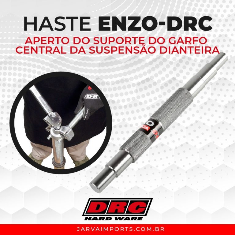 Conheça a Haste ENZO – DRC para aperto do suporte do garfo central da suspensão dianteira.