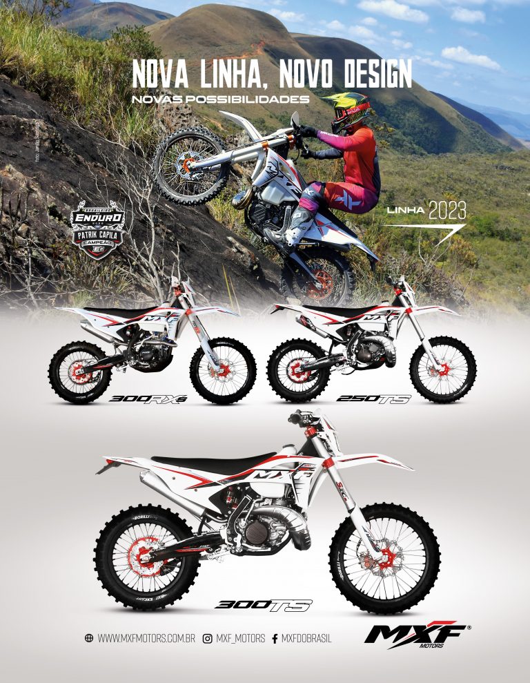 Com design exclusivo e uma supernovidade, a MXF lança suas motos da linha 2023
