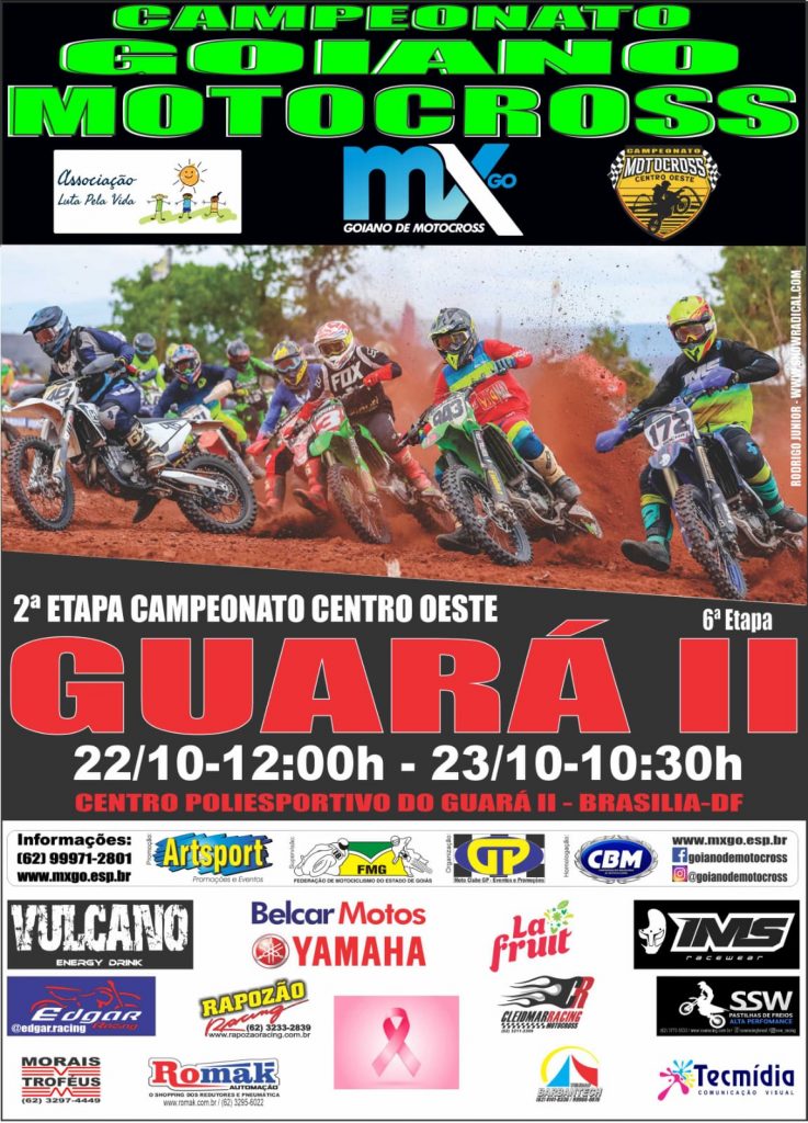 6&ordf; etapa do Goiano de Motocross ser&aacute; nesse fim de semana, tamb&eacute;m no Guar&aacute;/DF, com cobertura Show Radical.