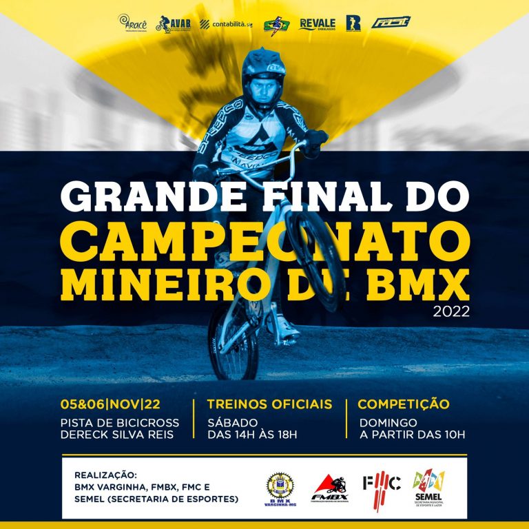 Grande final do Mineiro de BMX acontece em Varginha/MG nesse fim de semana.