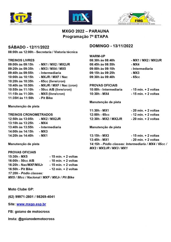 Final do Goiano de MX ter&aacute; inscri&ccedil;&atilde;o gratuita, estreia da categoria Pit Bike, e cobertura Show Radical.