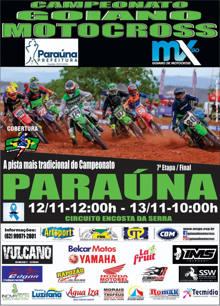 Final do Goiano de MX terá inscrição gratuita, estreia da categoria Pit Bike, e cobertura Show Radical.