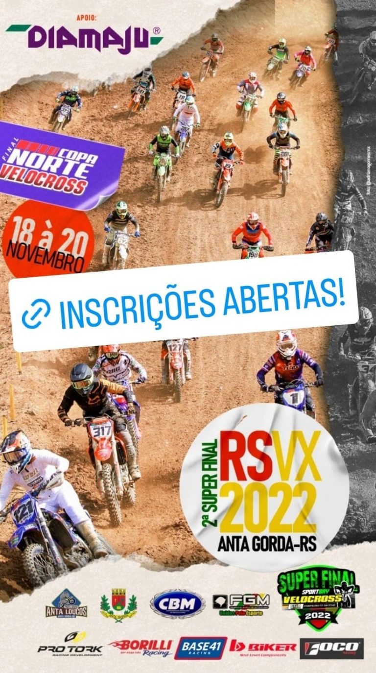 Inscrições abertas para a 2º Super Final do Gaúcho de VX nesse fim de semana em Anta Gorda RS, com a cobertura completa SR