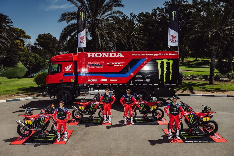 Equipe Monster Energy Honda Team está pronta para o início do Rally Dakar 2023