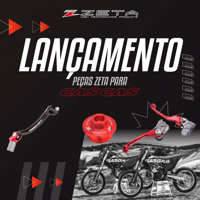Lançamento: Zeta lança peças específicas para GasGas, que chegam ao Brasil através da Jarva Imports!