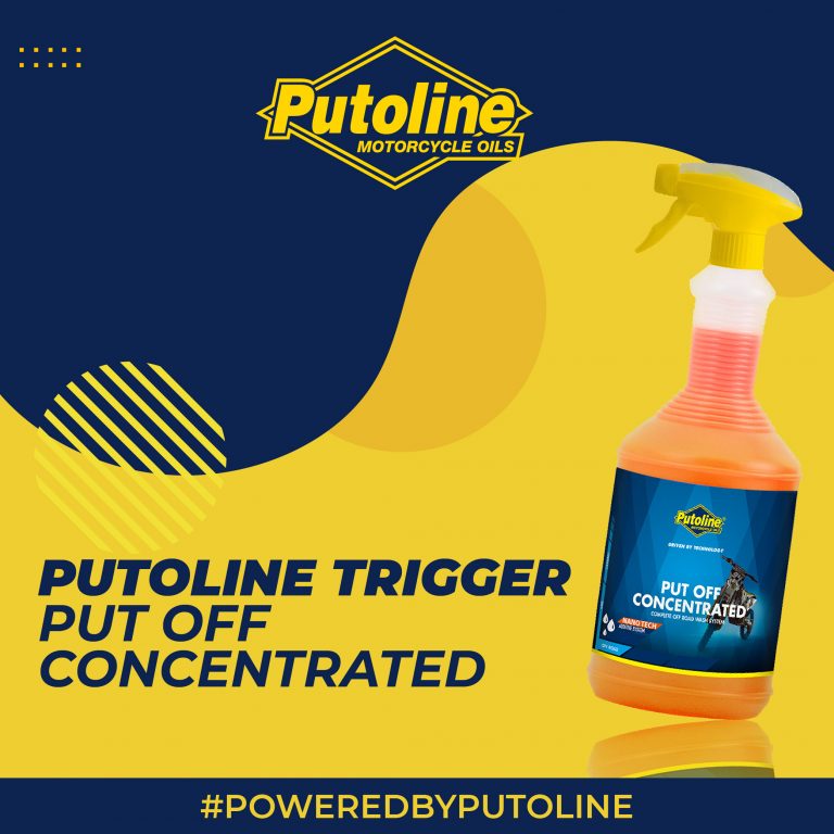 A limpeza poderosa e prática para a sua moto! Conheça o Trigger Put Off Putoline.