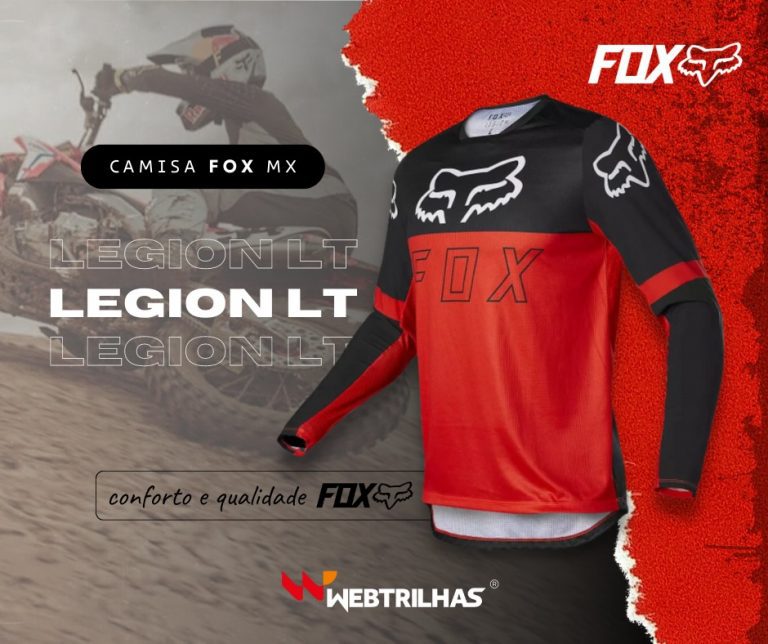 Web Trilhas apresenta a camisa Fox MX Legion, com preço especial e disponível a pronta entrega para todo o Brasil.