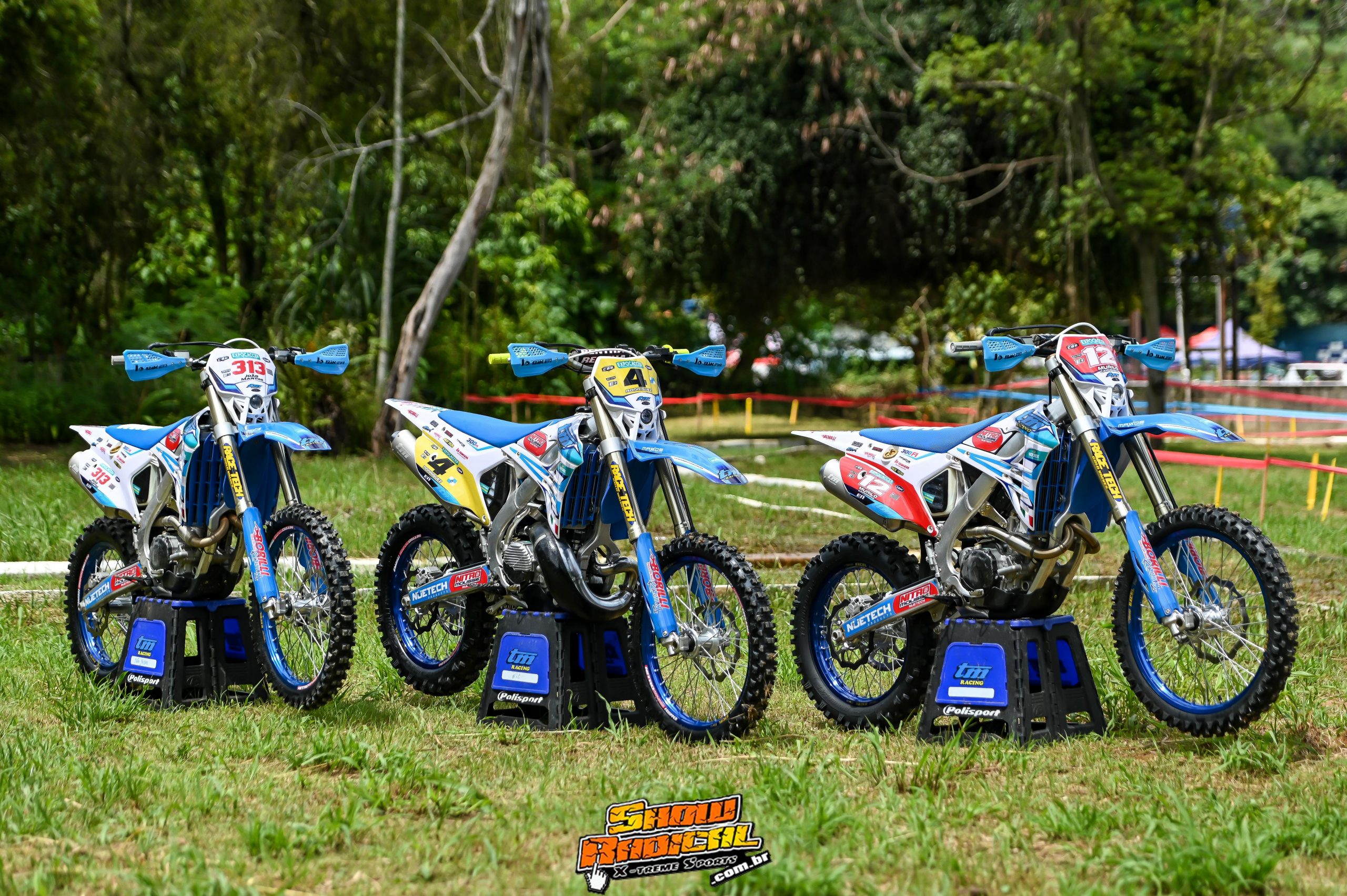 TM Racing equipe Oficial das marcas Tubliss e Nitromousse para o Brasileiro de Enduro e Motrocross 2023.