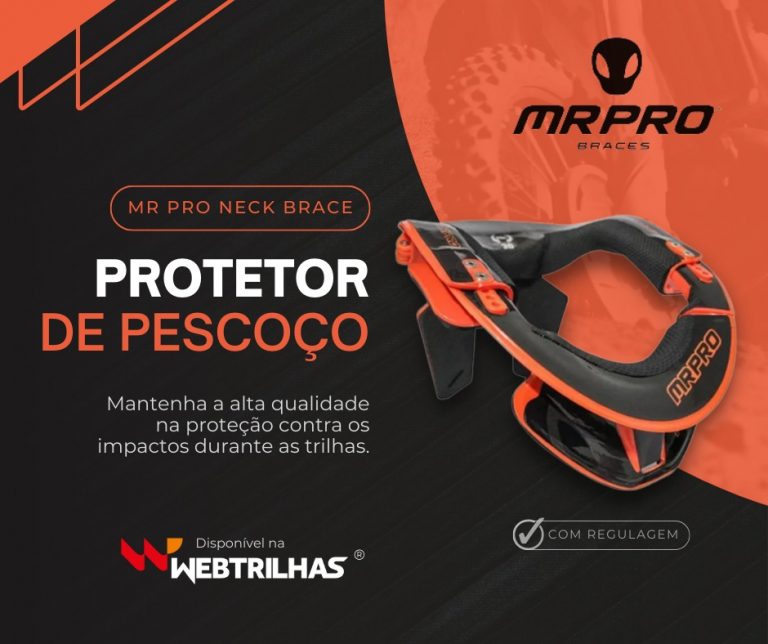 Web Trilhas apresenta o Protetor de pescoço MR Pró como destaque da semana, confira!