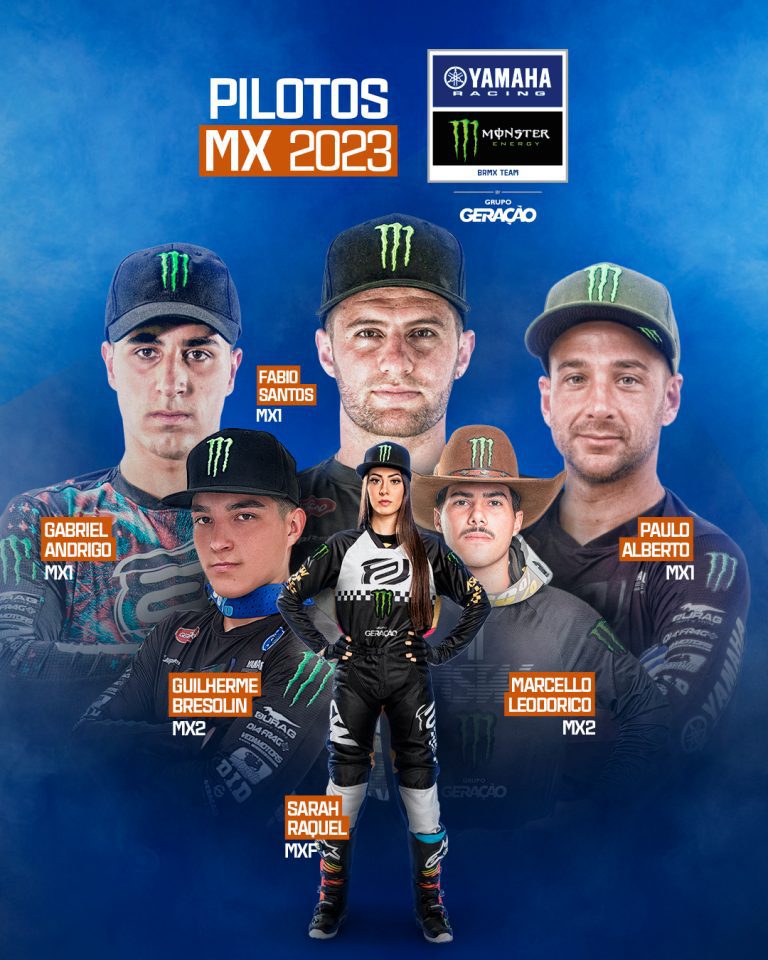 Preparada para vencer: Yamaha Monster Energy Geração apresenta pilotos para a temporada 2023