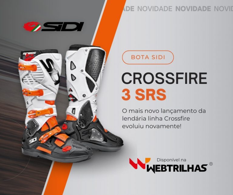 Que tal trocar seus equipamentos? Web Trilhas apresenta Bota Sidi Cross com preço especial e entrega para todo o Brasil