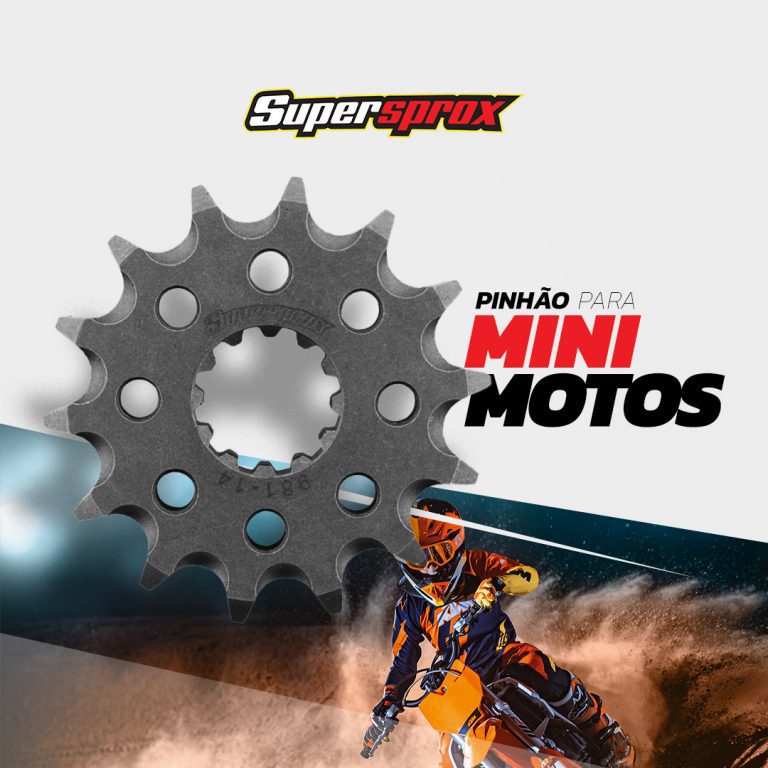 Jarva Imports: Pinhões Supersprox, mais leves e resistentes