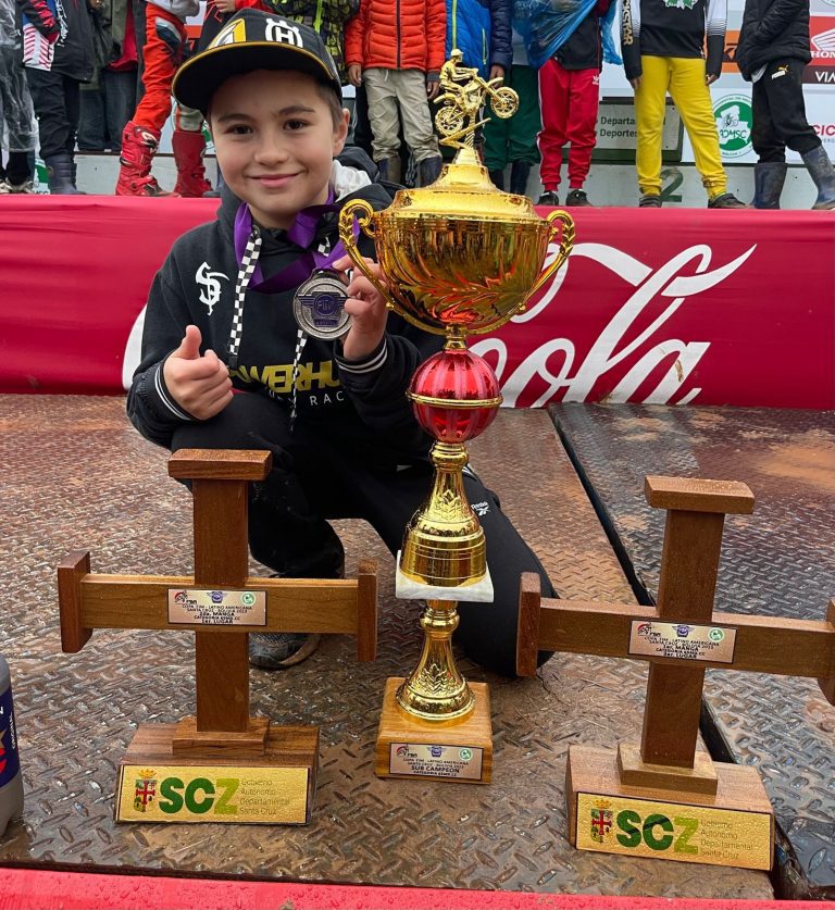 Heitor Matos é vice-campeão Latino Americano de Motocross