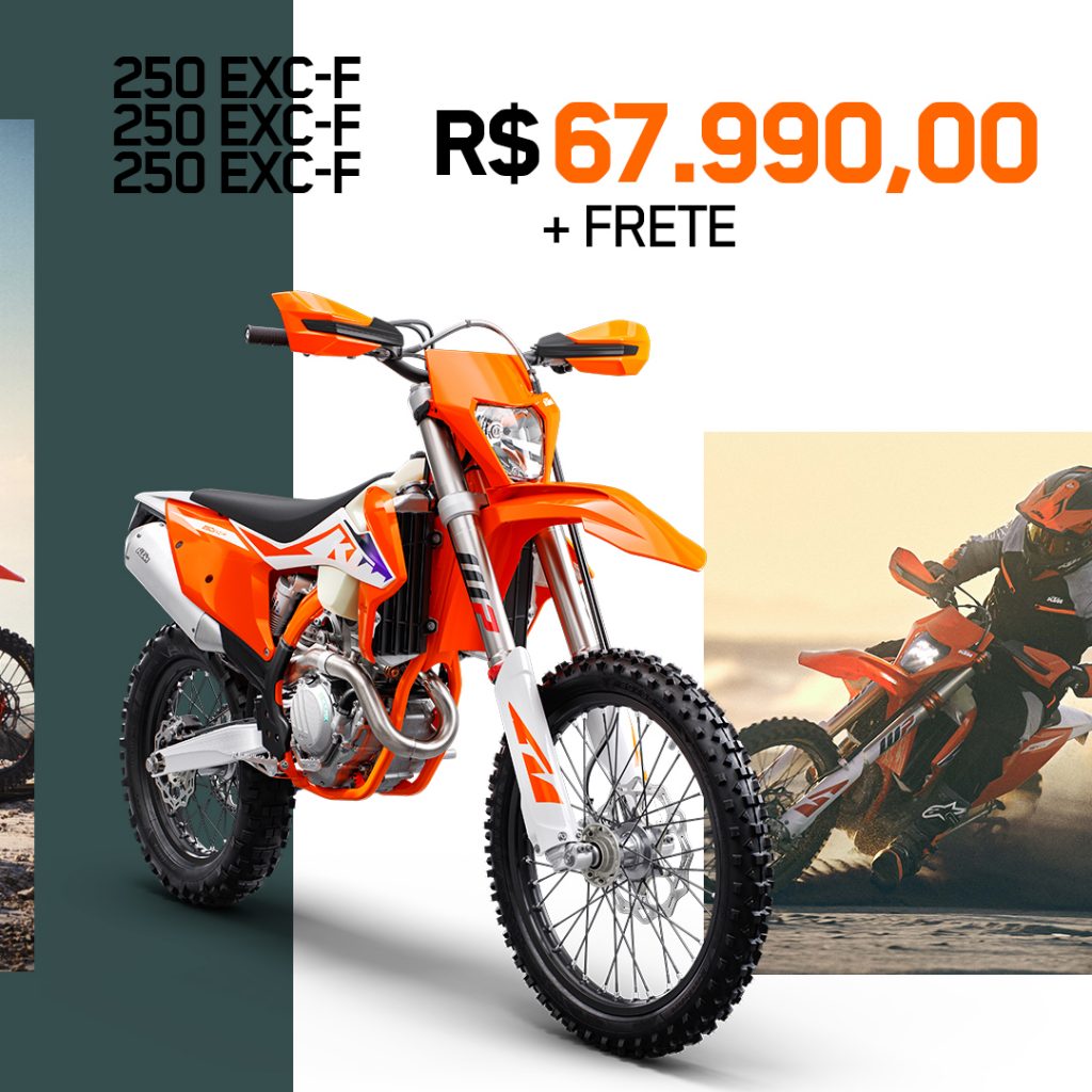 KTM lan&ccedil;a promo&ccedil;&atilde;o com b&ocirc;nus de at&eacute; R$4mil em toda a linha ENDURO 2023!