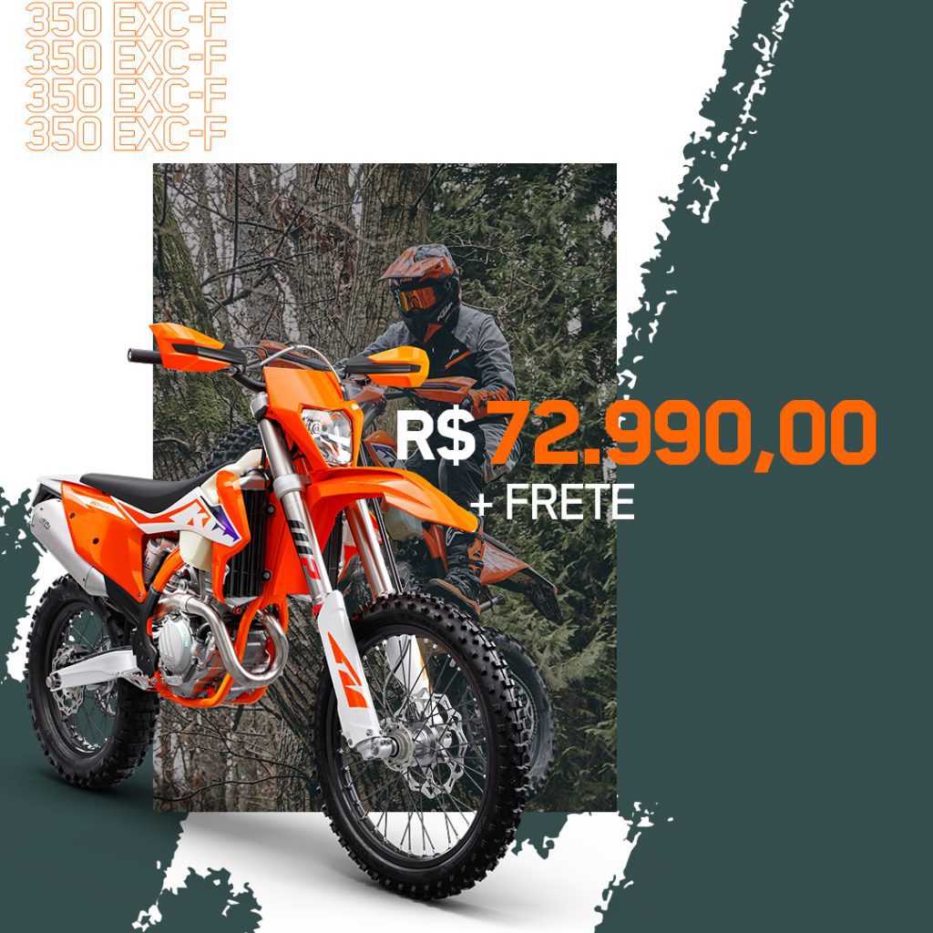 KTM lan&ccedil;a promo&ccedil;&atilde;o com b&ocirc;nus de at&eacute; R$4mil em toda a linha ENDURO 2023!