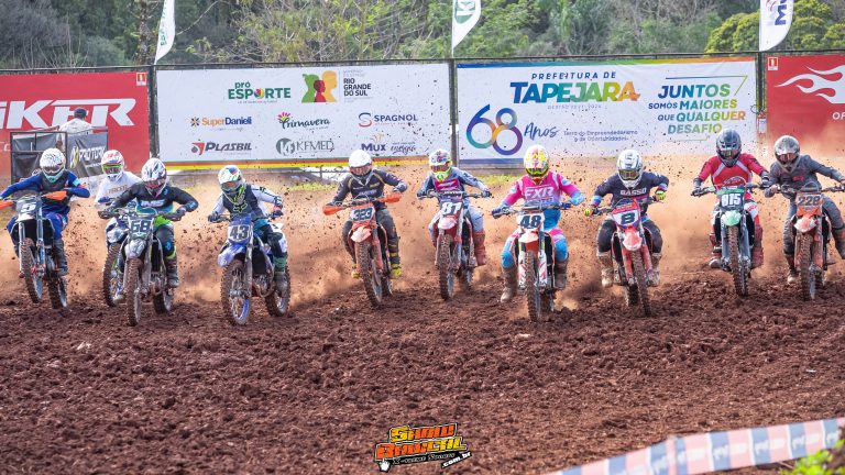 Gaúcho de Motocross movimenta Tapejara em fim de semana com boas disputas em grande parte das categorias