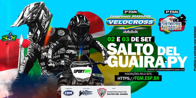Brasileiro de Velocross cruza fronteira rumo ao CT Guga #214 nesse fim de semana para uma etapa histórica!
