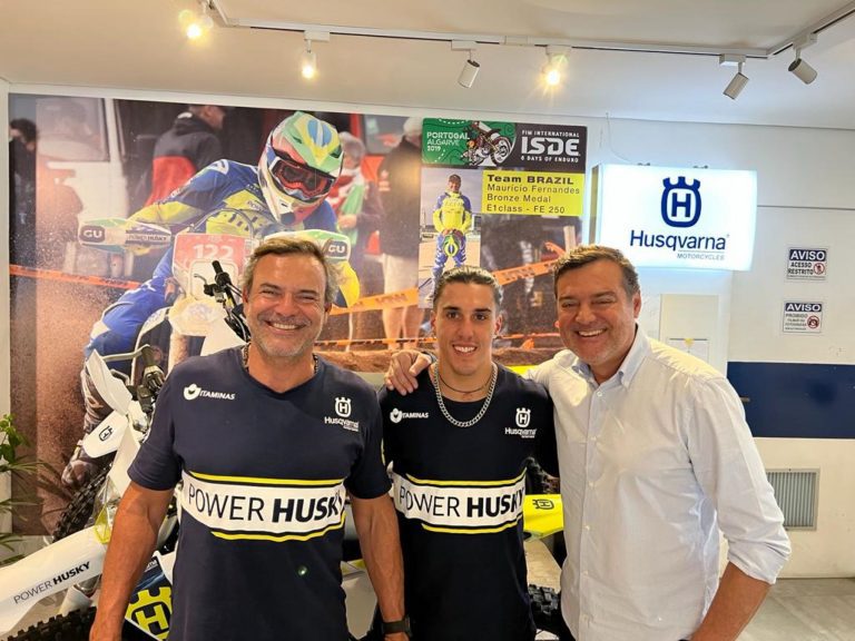 Husqvarna leva para o Brasileiro de Motocross o Campeão Europeu Nicholas Lapucci