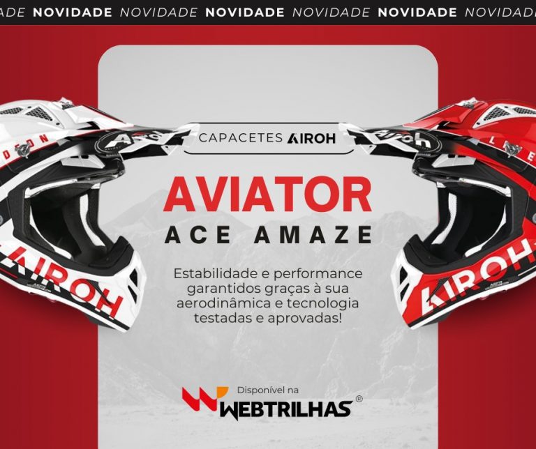 Web Trilhas apresenta capacete Airoh Aviator no “Destaque da Semana”, garanta já o seu!