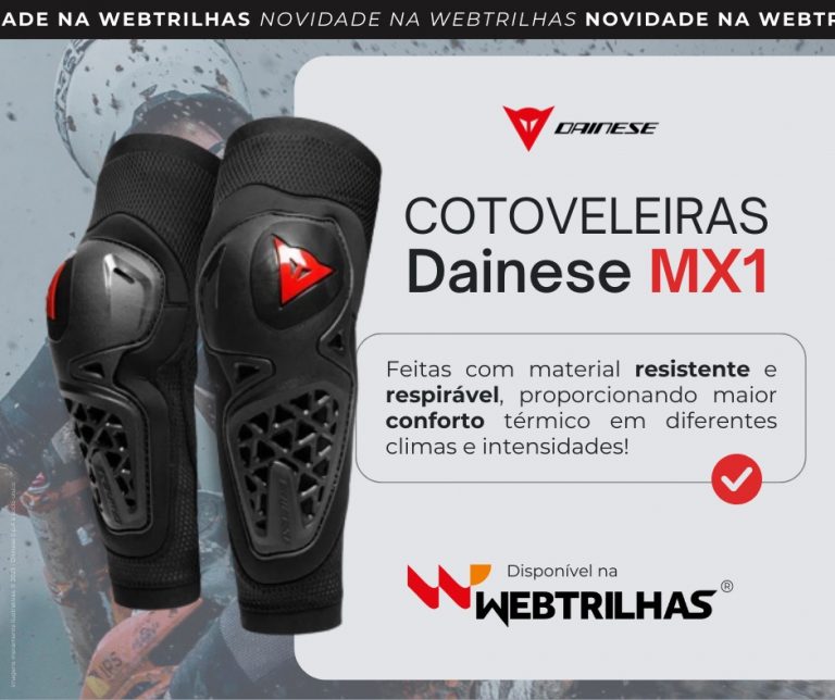Cotoveleira Dainese é a novidade no “Destaque da Semana Web Trilhas”, confira!