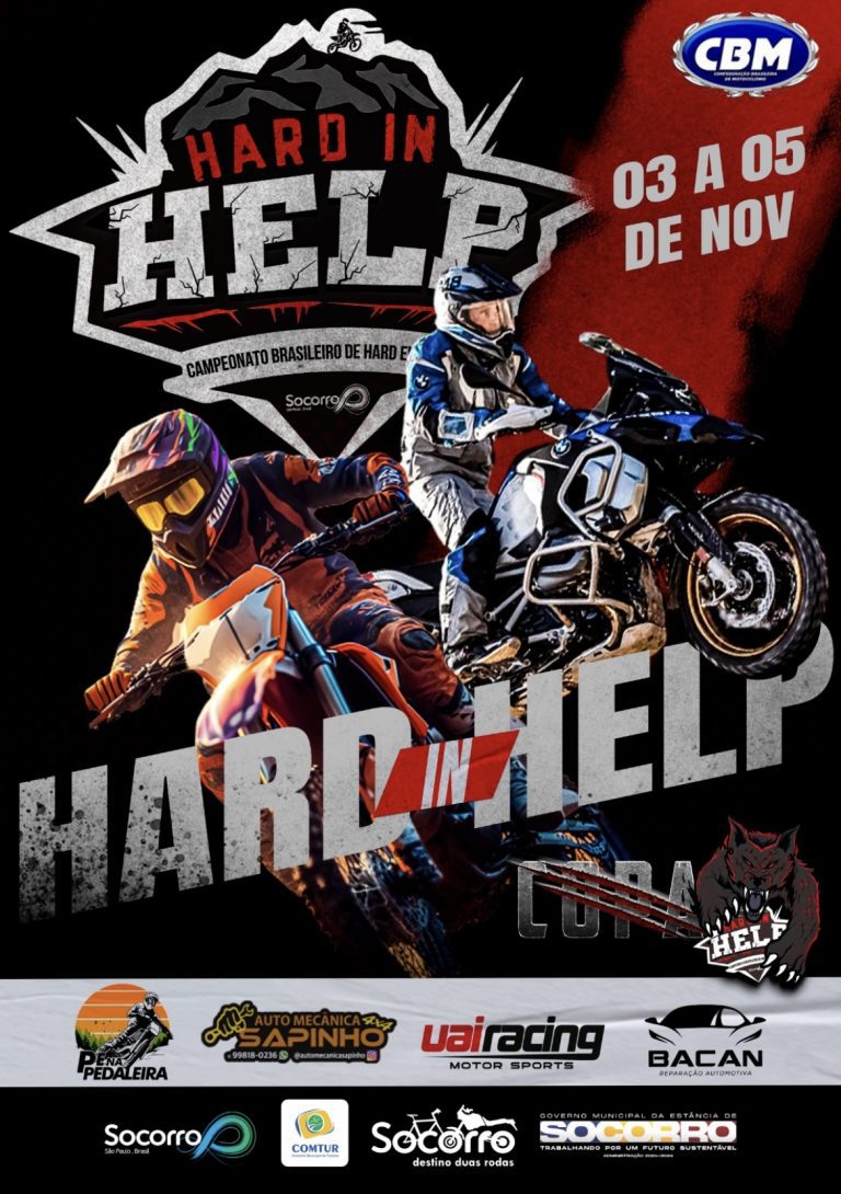 7ª edição do Hard In Help acontece entre os dias 3 e 5 de novembro em Socorro/SP, com cobertura Show Radical