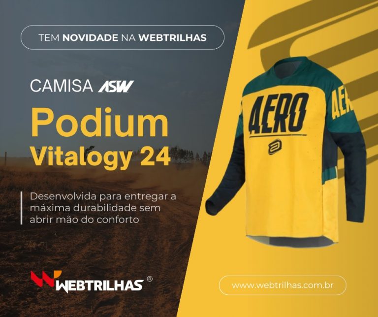 Camisa ASW Podium é o produto “Destaque da Semana Web Trilhas”, confira!
