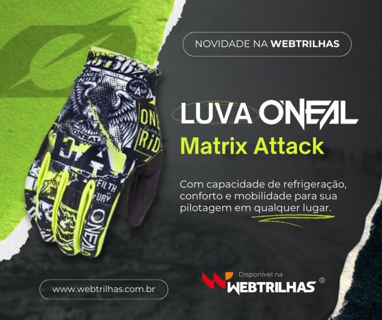 Luva O’Neal Matrix Neon é o “Destaque da Semana Web Trilhas”, confira!