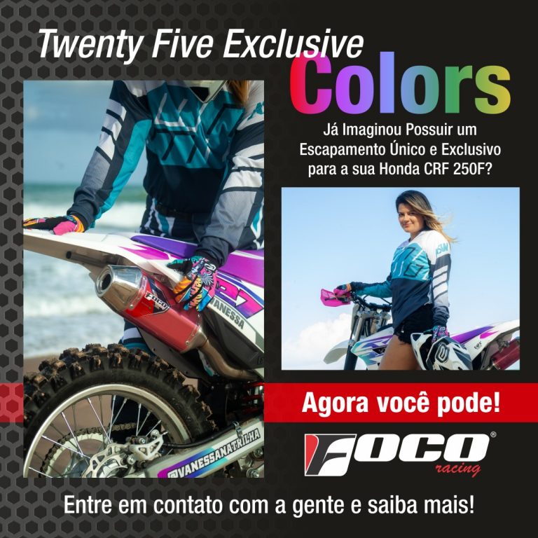 Já pensou em ter um escape exclusivo para a sua CRF 250F? Então confira essa novidade da Foco Racing