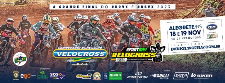 Brasileiro de Velocross realiza etapa final em Alegrete/RS nos dias 18 e 19 de novembro com a cobertura Show Radical