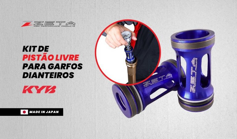 Jarva Imports: Melhore a performance de sua suspensão com o Kit de pistão para garfo dianteiro, fabricado pela Zeta.