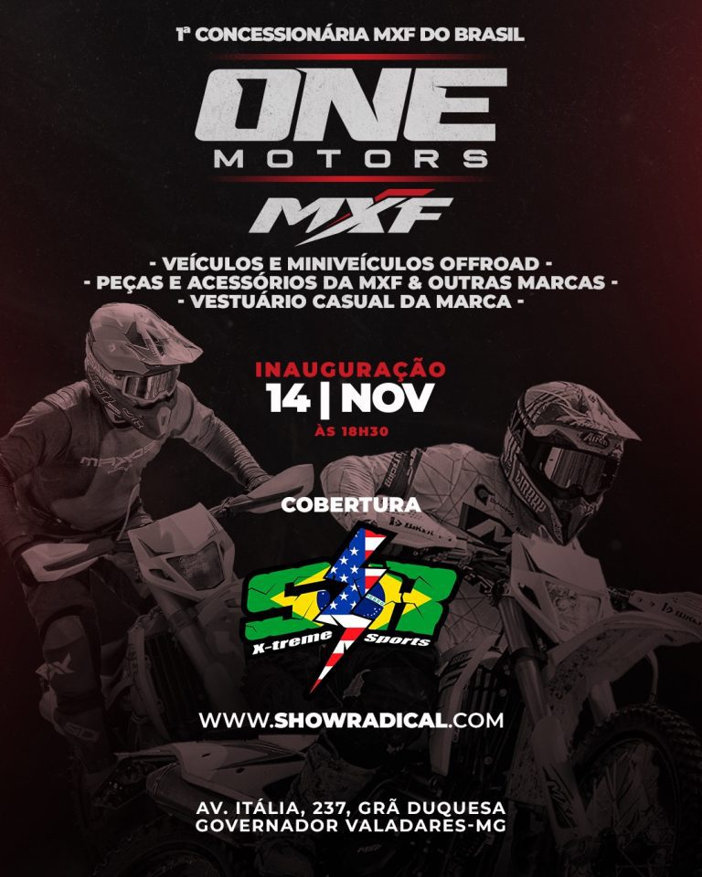 One Motors MXF inaugura primeira concessionária exclusiva MXF Motors do Brasil, com cobertura Show Radical.