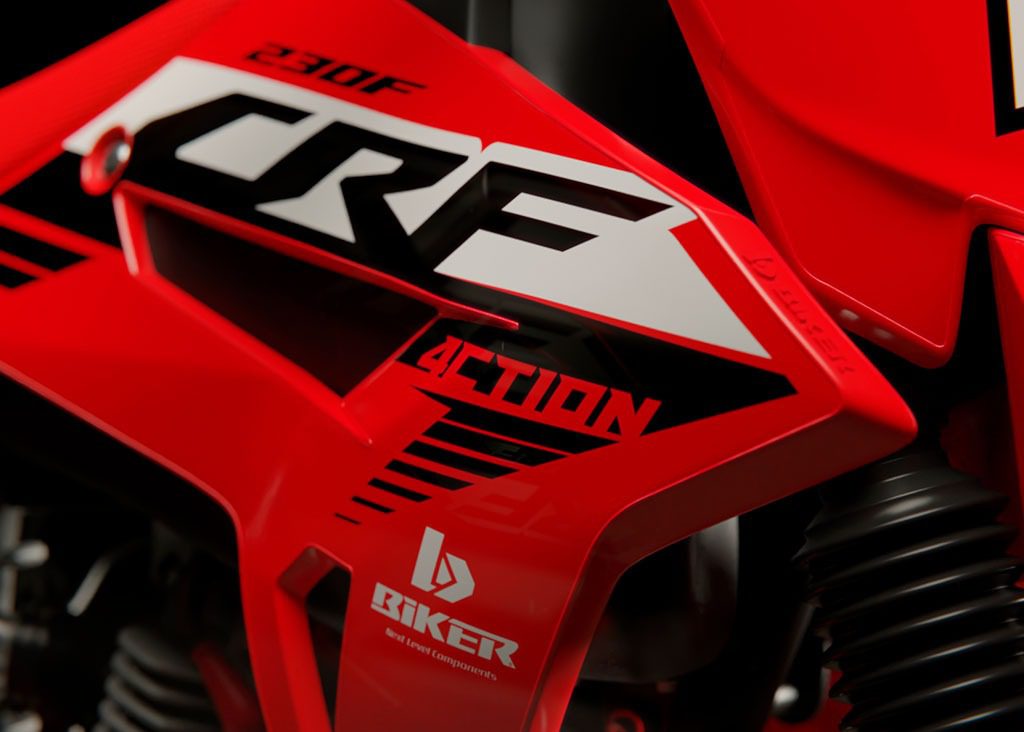 LAN&Ccedil;AMENTO: Biker Acess&oacute;rios apresenta o Kit Pl&aacute;stico 4CTION, dispon&iacute;vel para CRF 230F e CRF 250F
