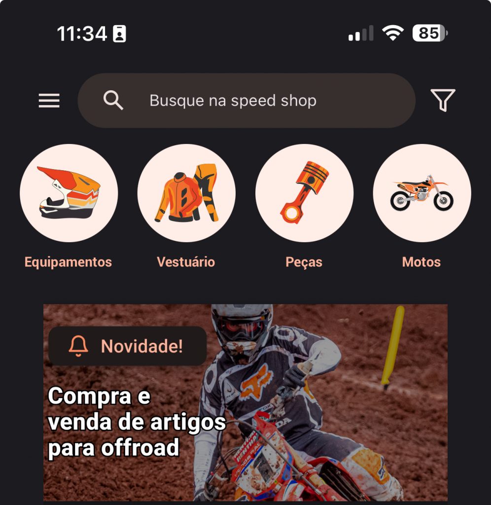 Speed Shop App: O Seu Novo Aplicativo Off-Road