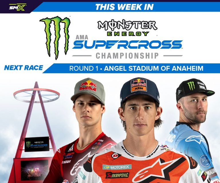 AMA Supercross: Tudo o que você precisa saber sobre a etapa de abertura, nesse sábado, em Anaheim. Saiba como assistir, cronograma e muito mais!