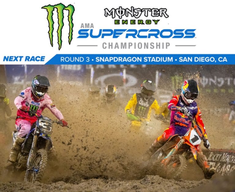 AMA Supercross: Track map, cronograma e informações sobre a transmissão da 3ª etapa | San Diego