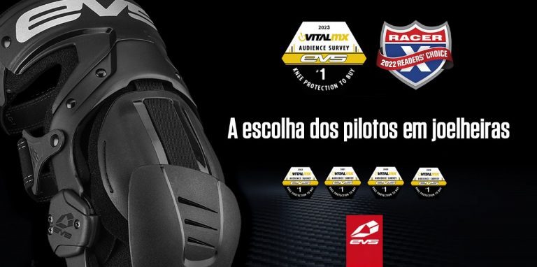 EVS AXIS SPORT KNEE BRACE: A escolha dos pilotos em joelheiras
