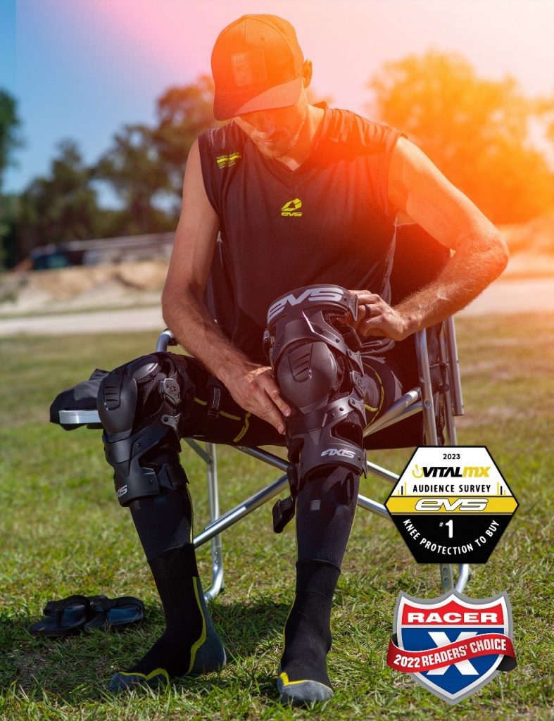 EVS AXIS SPORT KNEE BRACE: A escolha dos pilotos em joelheiras
