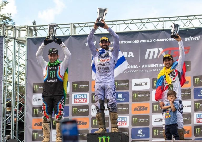 Nicolas Rolando do Uruguay vence o Campeonato Latino MX1 no GP da Argentina