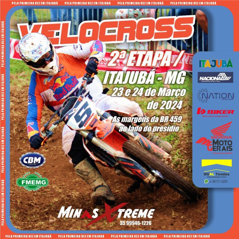 Últimos dias para se inscrever para 2º etapa da Copa Sul Minas de Velocross nesse fim de semana em Itajubá-MG